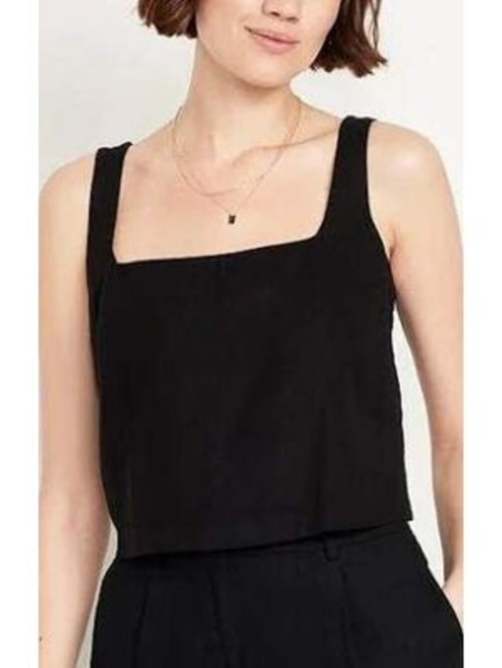 Old Navy Linen Crop Tank